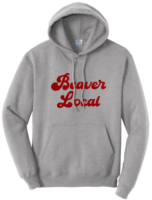 Beaver Local Glitter 01 Core Fleece Pullover Hooded Sweatshirt