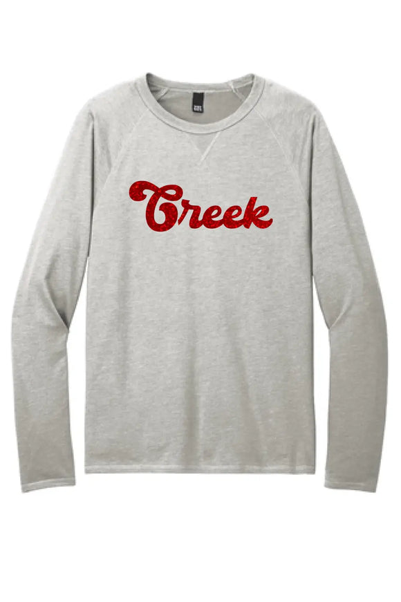 Indian Creek Glitter 01 Featherweight French Terry Long Sleeve Crewneck