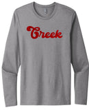 Indian Creek Glitter 01 Next Level Cotton Long Sleeve Tee