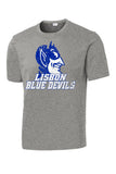 Lisbon Blue Devils Vast Distressed PosiCharge Competitor Tee