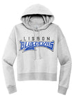 Lisbon Blue Devils Tail Distressed Women's V.I.T. Fleece Hoodie