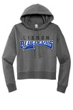 Lisbon Blue Devils Tail Distressed Women's V.I.T. Fleece Hoodie