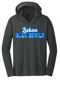 Lisbon Blue Devils Fire Perfect Tri Long Sleeve Hoodie