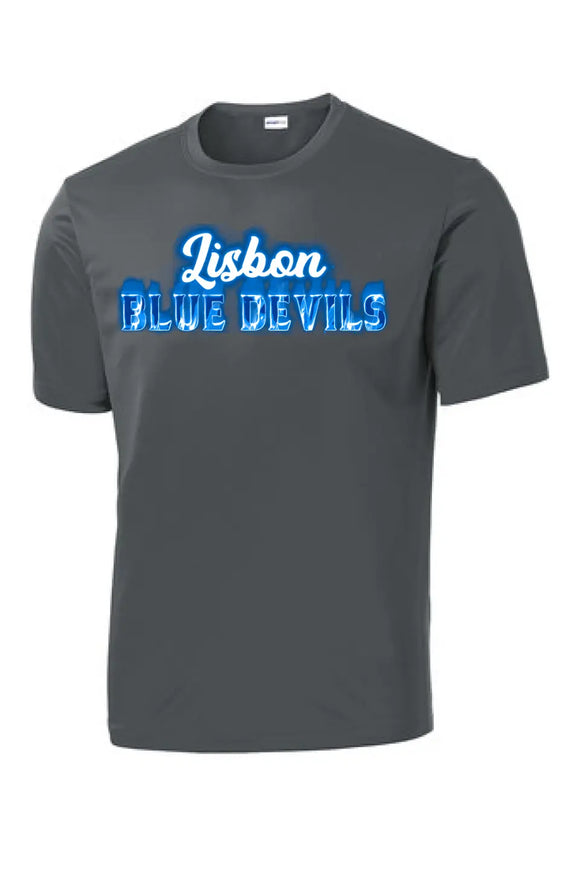 Lisbon Blue Devils Fire PosiCharge Competitor Tee