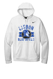 Lisbon Blue Devils Boycott Distressed Nike Club Fleece Pullover Hoodie