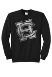 Harrison Central Faded HC White Core Fleece Crewneck Sweatshirt