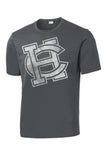 Harrison Central Faded HC White PosiCharge Competitor Tee