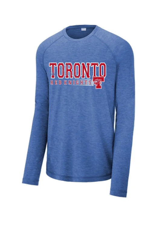 Toronto Red Knights 2023-09 Long Sleeve Tri-Blend Wicking Raglan Tee
