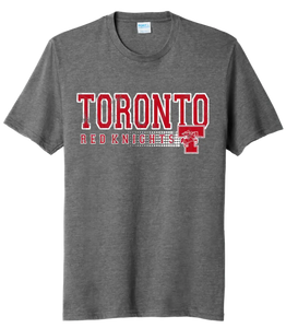 Toronto Red Knights 2023-09 Stripe Tri-Blend Tee