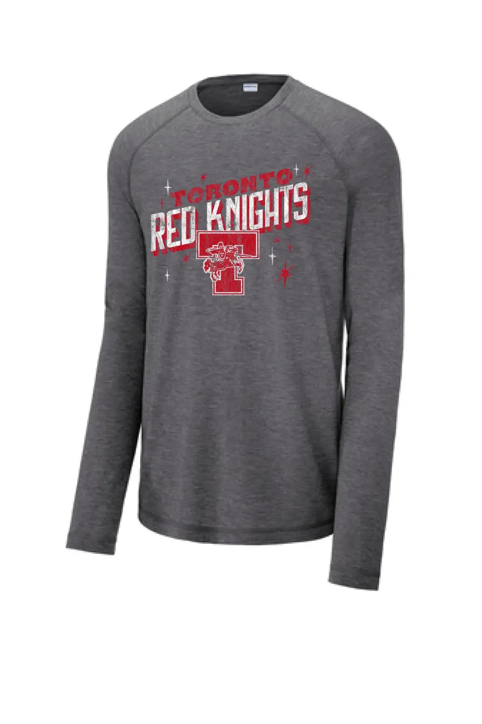 Toronto Red Knights 2023-08 Long Sleeve Tri-Blend Wicking Raglan Tee