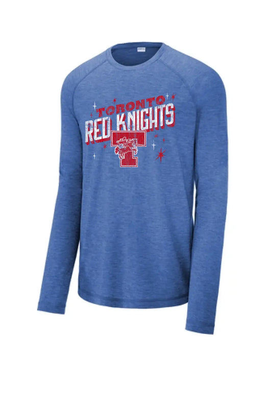 Toronto Red Knights 2023-08 Long Sleeve Tri-Blend Wicking Raglan Tee
