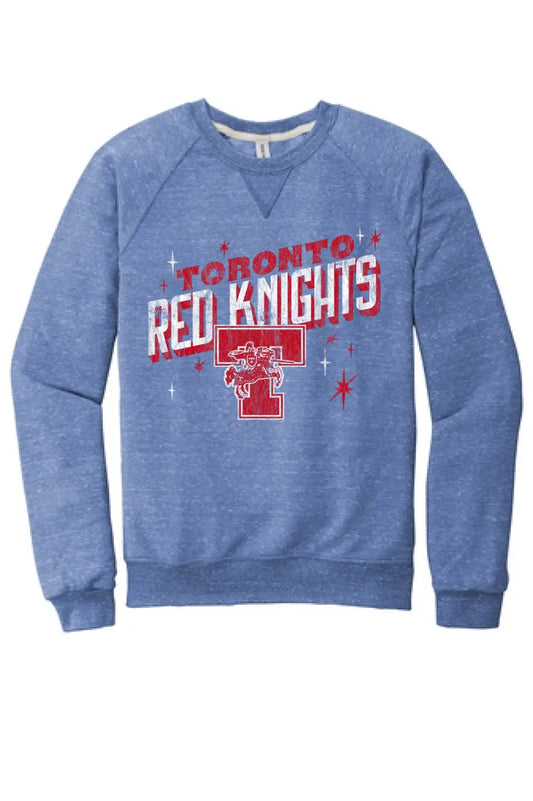 Toronto Red Knights 2023-08 Jerzees Snow Heather French Terry Raglan Crew
