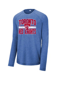 Toronto Red Knights 2023-06 Long Sleeve Tri-Blend Wicking Raglan Tee