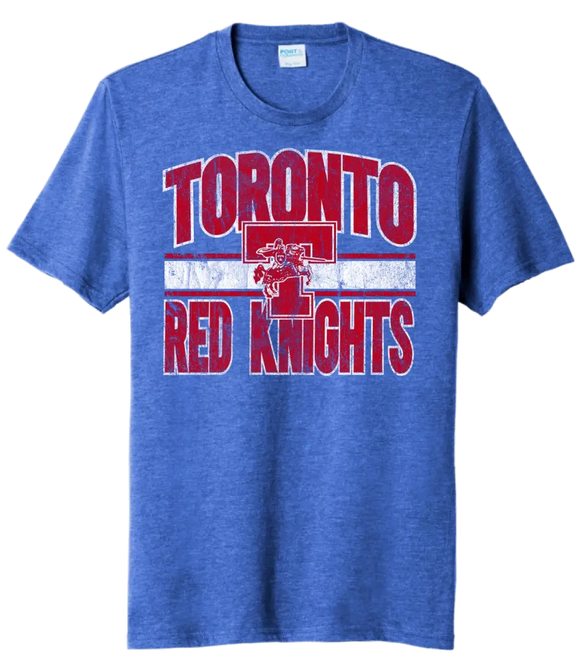 Toronto Red Knights 2023-06 Stripe Tri-Blend Tee