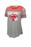 Toronto Red Knights 2023-05 Ladies PosiCharge Tri-Blend Wicking Fan Tee