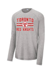 Toronto Red Knights 2023-04 Long Sleeve Tri-Blend Wicking Raglan Tee