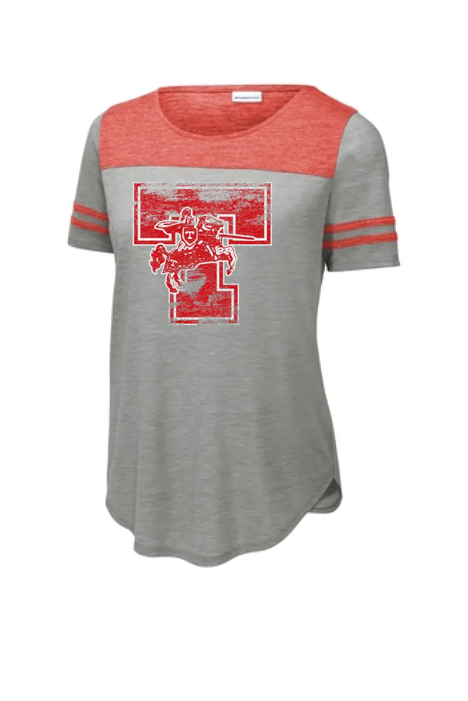 Toronto Red Knights 2023-02 Ladies PosiCharge Tri-Blend Wicking Fan Tee