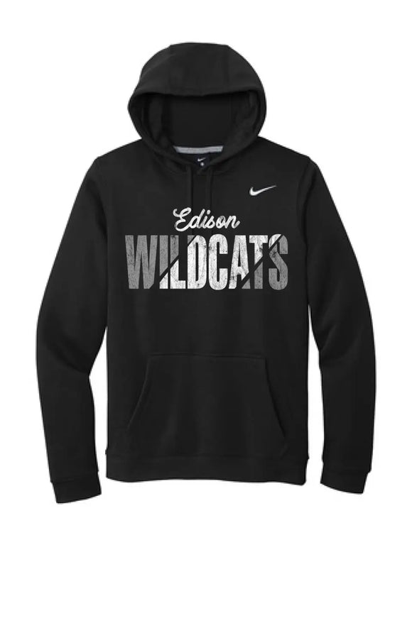 Edison Wildcats 2023-07 Nike Club Fleece Pullover Hoodie