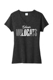 Edison Wildcats 2023-07 Ladies Tri-Blend V-Neck Tee