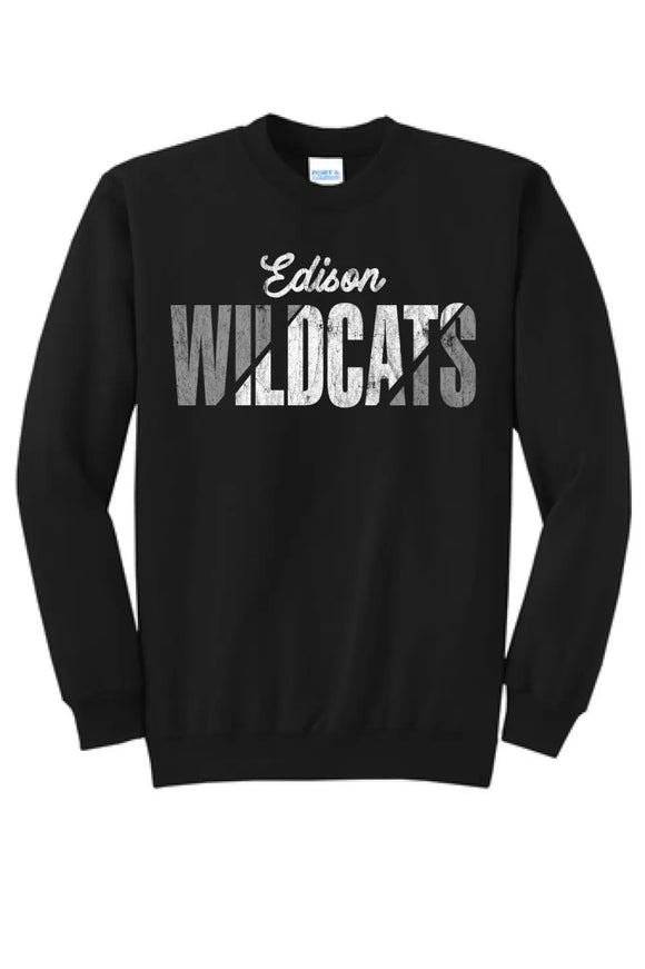 Edison Wildcats 2023-07 Core Fleece Crewneck Sweatshirt