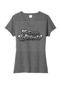 Edison Wildcats 2023-04 Ladies Tri-Blend V-Neck Tee