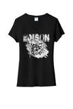 Edison Wildcats 2023-05 Ladies Tri-Blend V-Neck Tee