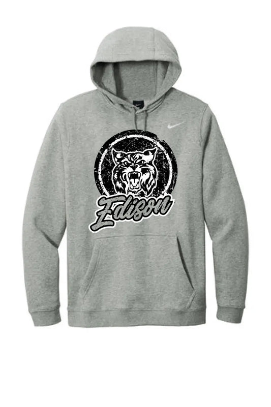 Edison Wildcats 2023-01 Nike Club Fleece Pullover Hoodie