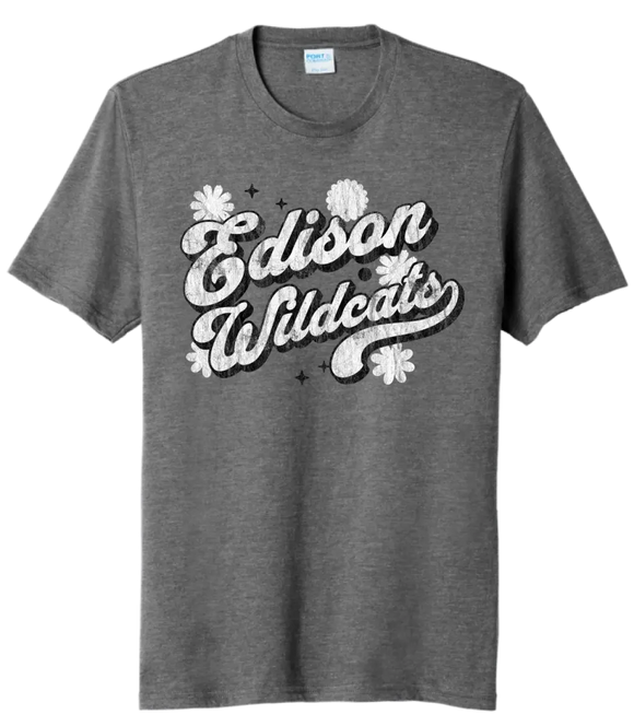 Edison Wildcats 2023-08 Tri-Blend Tee