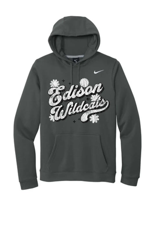 Edison Wildcats 2023-08 Nike Club Fleece Pullover Hoodie