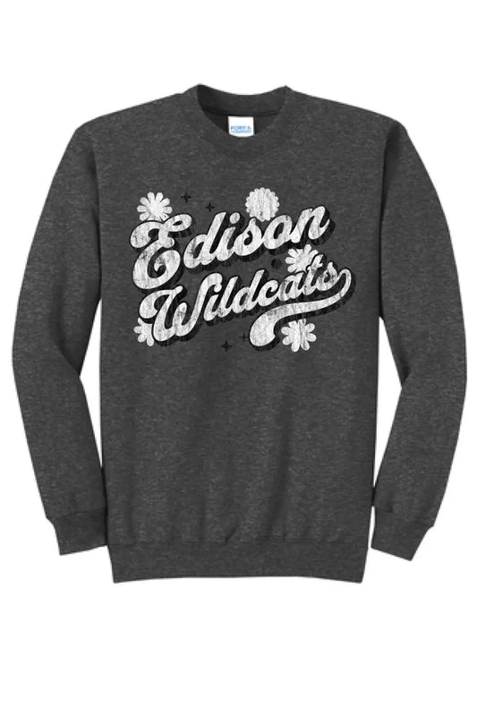 Edison Wildcats 2023-08 Core Fleece Crewneck Sweatshirt