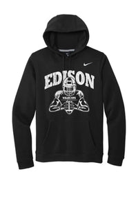 Edison Wildcats 2023-02 Nike Club Fleece Pullover Hoodie