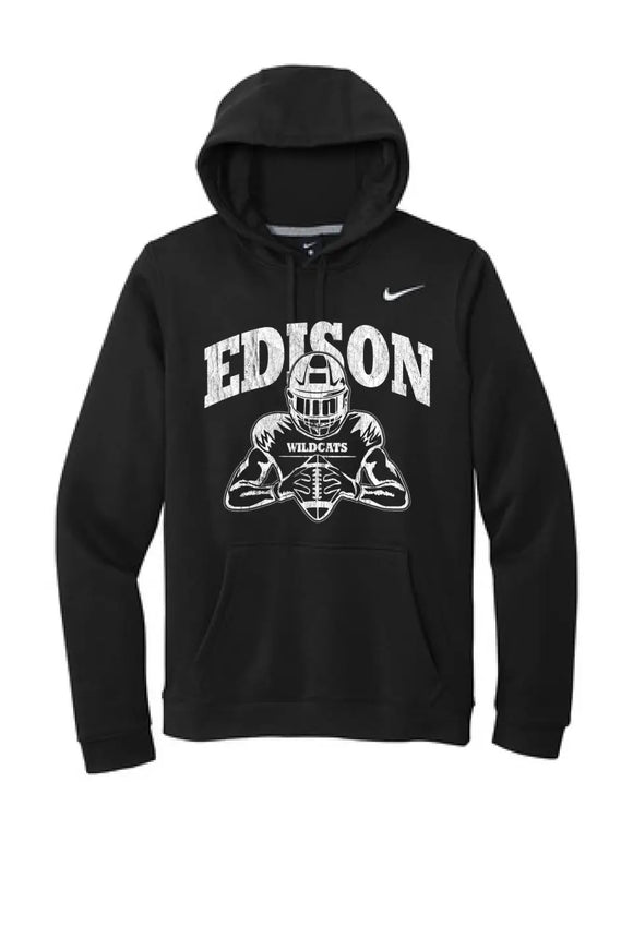 Edison Wildcats 2023-02 Nike Club Fleece Pullover Hoodie