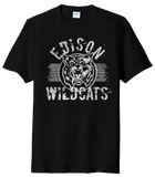 Edison Wildcat 2023-03 Distressed Tri-Blend Tee