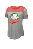 Barnesville Splatter Rocks Ladies PosiCharge Tri-Blend Wicking Fan Tee