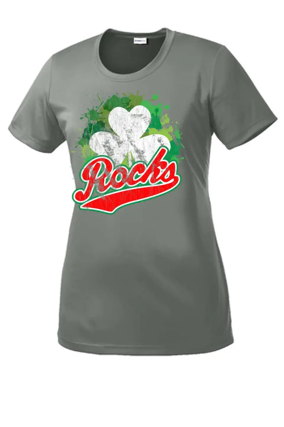 Barnesville Splatter Rocks Ladies PosiCharge Competitor Tee