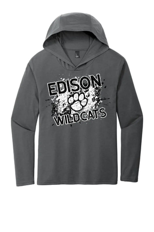 Edison Splatter Perfect Tri-Long Sleeve Hoodie