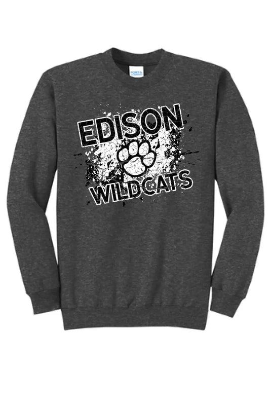 Edison Splatter Core Fleece Crewneck Sweatshirt