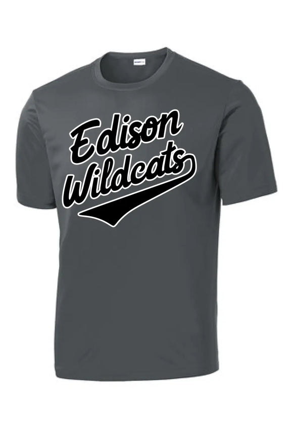 Edison Script PosiCharge Competitor Tee