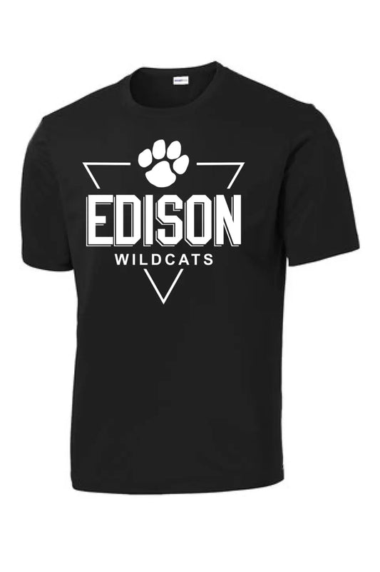 Edison Triangle Badge PosiCharge Competitor Tee