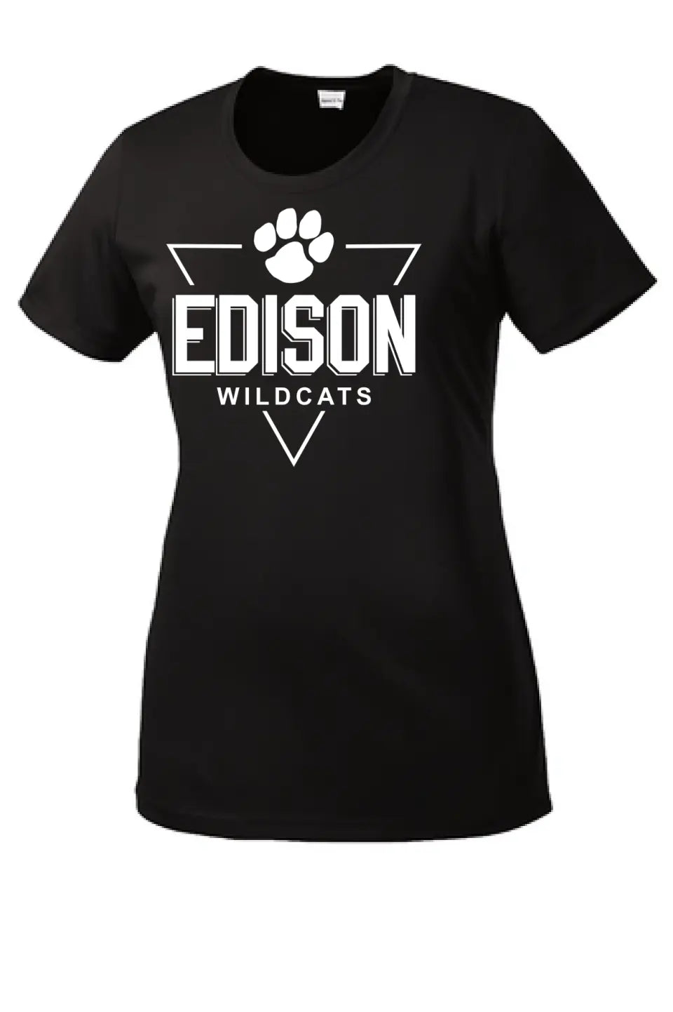 Edison Triangle Badge Ladies Competitor Tee
