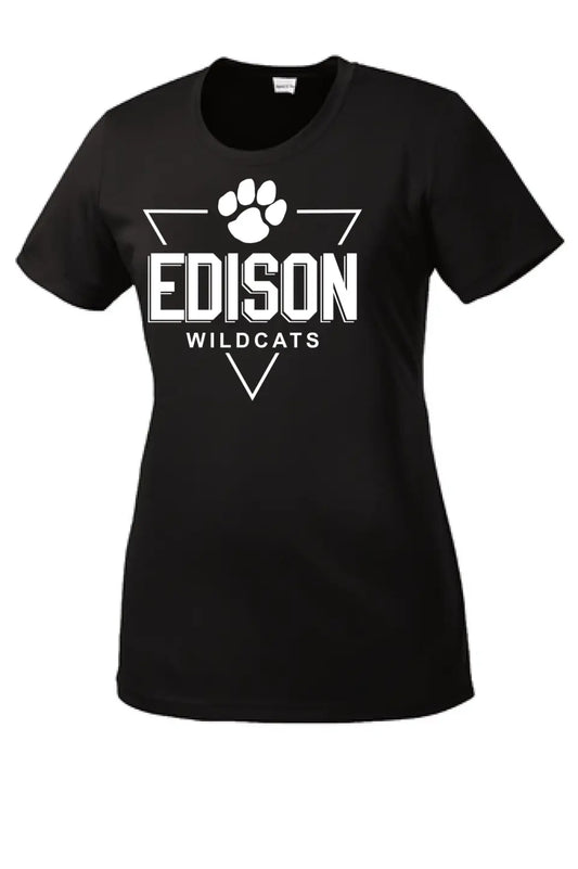 Edison Triangle Badge Ladies Competitor Tee