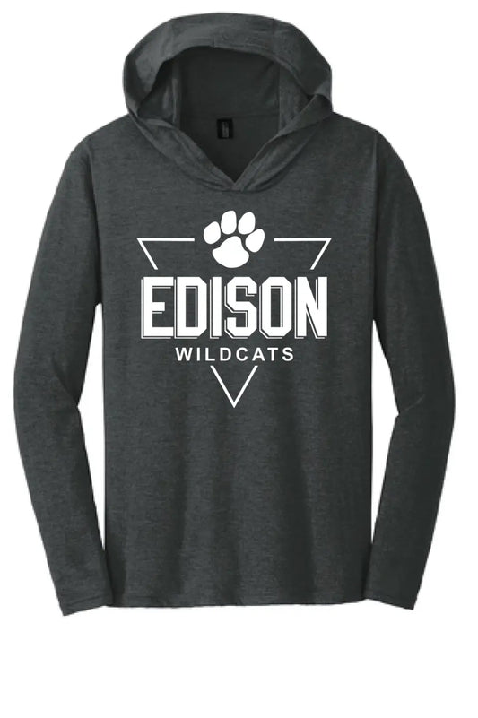 Edison Triangle Badge Perfect Tri-Long Sleeve Hoodie