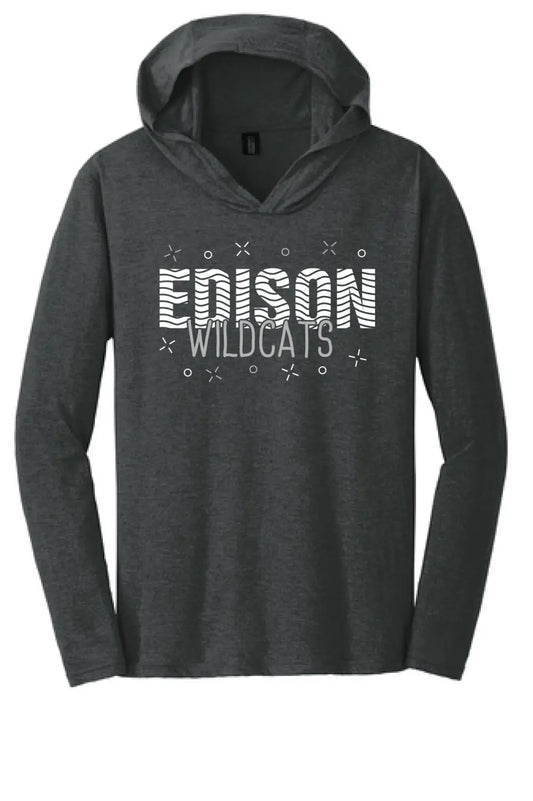Edison Waves Perfect Tri-Long Sleeve Hoodie