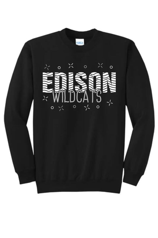 Edison Waves Core Fleece Crewneck Sweatshirt