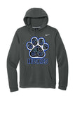 Huskies Flower Paw Nike Club Fleece Pullover Hoodie