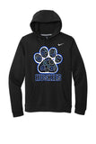 Huskies Flower Paw Nike Club Fleece Pullover Hoodie