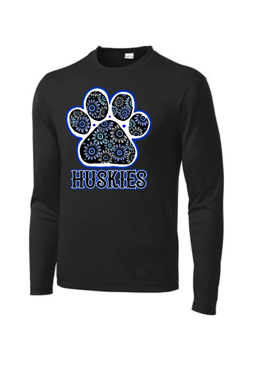 Huskies Flower Paw PosiCharge Competitor Tee