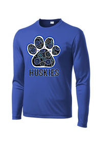 Huskies Flower Paw PosiCharge Competitor Tee