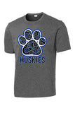 Huskies Flower Paw PosiCharge Competitor Tee