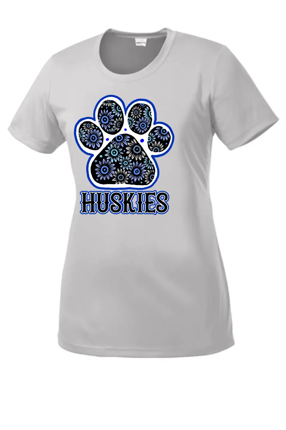 Huskies Flower Paw Ladies Competitor Tee